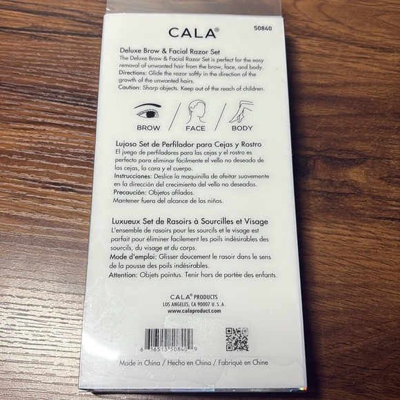 Cala Deluxe Brow & Facial Razor Set - Multicolor 33 in Total Gift Idea - Picture 3 of 5